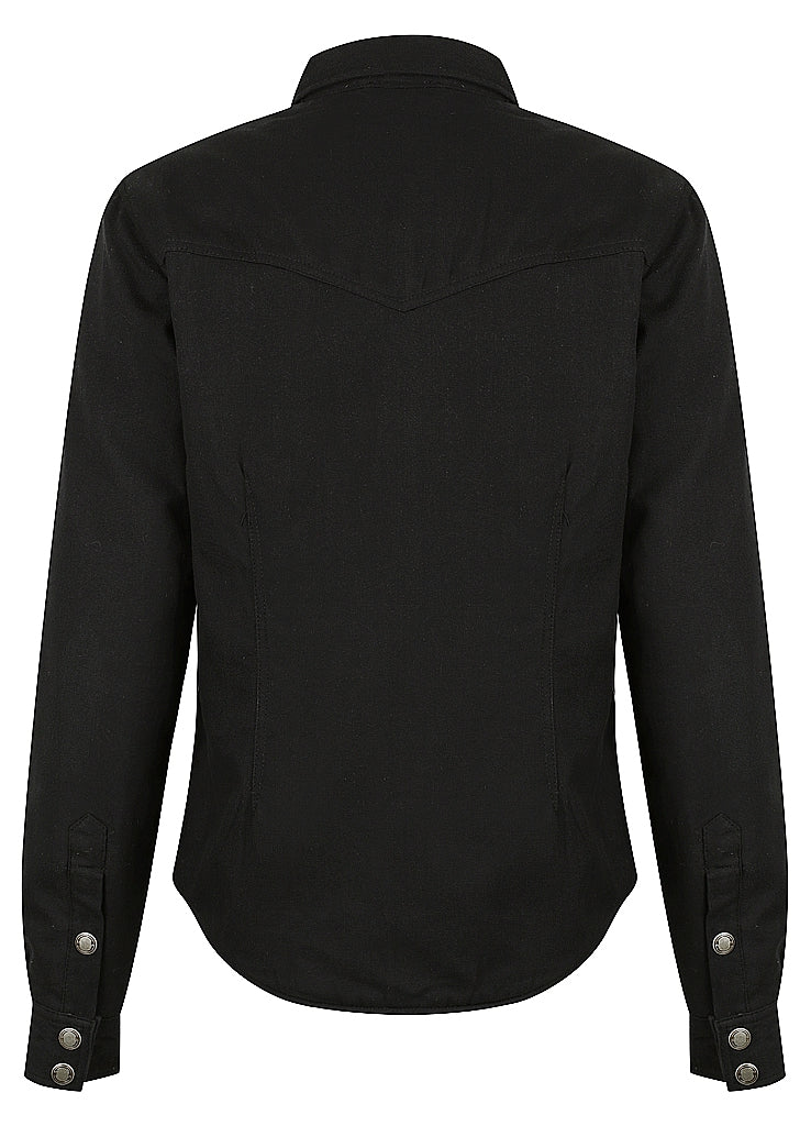 Motorradshirt Savannah Black