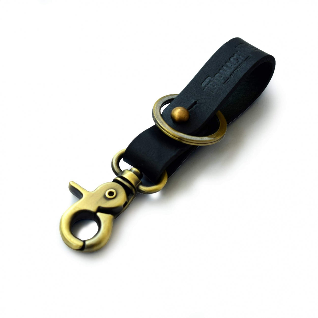 Schlüsselanhänger mit Karabiner Gold