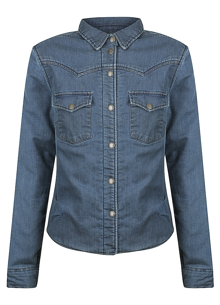 Motorradshirt Savannah Denim