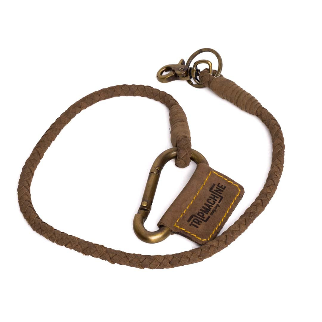 Schlüsselanhänger mit Lederband