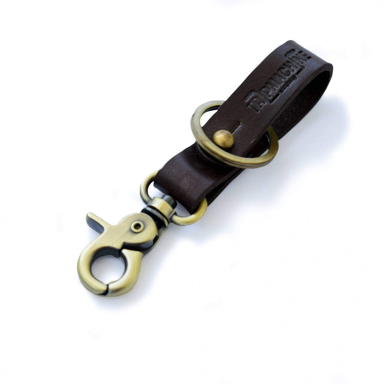 Schlüsselanhänger mit Karabiner Gold