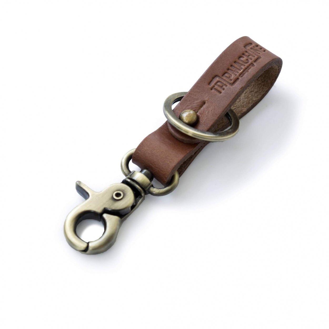Schlüsselanhänger mit Karabiner Gold