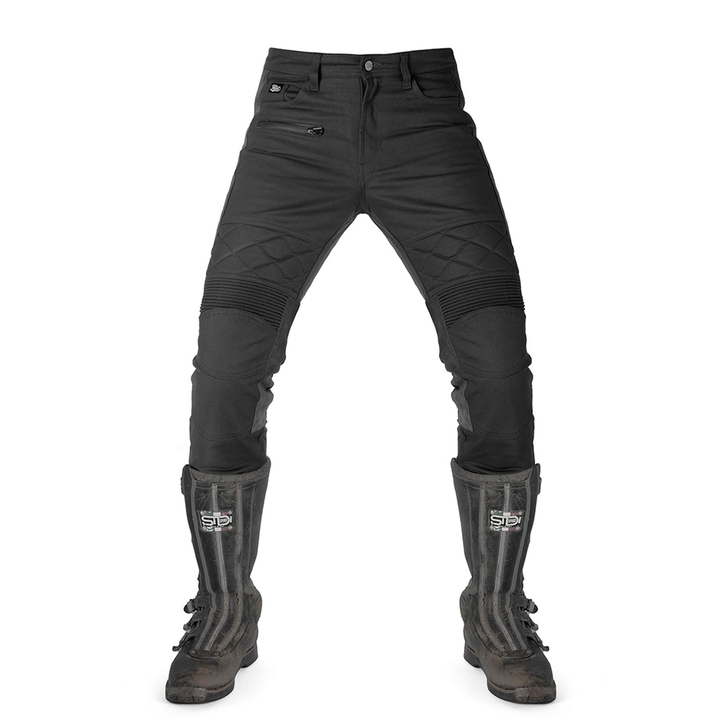 Motorradhose Sergeant Black 2.0